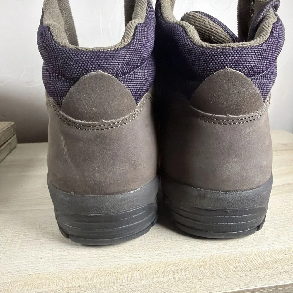 Vintage Vasque Hiking Boots Women’s 9.5 Brown/Purple EUC